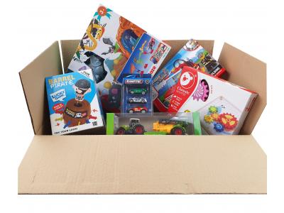 Bild zu Geschenk-Kiste Junge 3 Jahre Geburtstag oder Weihnachtsgeschenk 