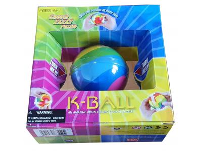 Bild zu K-Ball Logik Puzzle, Ball mit Dreheffekt bunt Herz