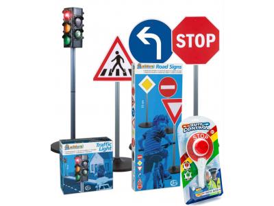 Bild zu Spielzeug Ampel und Verkehrszeichen wie echt mit Polizeikelle 75 cm