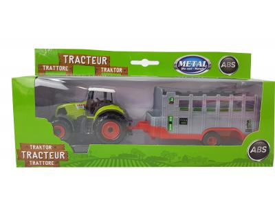 Bild zu Spielzeug Traktor Claas Farm 950 mit Heusammler 