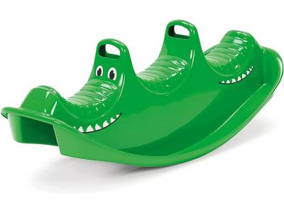 Bild zu Riesen Schaukelwippe Wippe Wippschaukel grün Krokodil