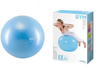 Bild zu John medizinischer Gymnastik Sitzball Gymnastikball 75 cm blau