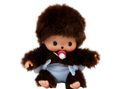 Bild zu Monchhichi Puppe Baby Bebichhichi Junge mit Windel 15 cm