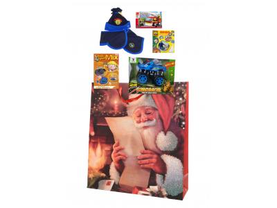 Bild zu Geschenk Weihnachten Nikolaus Junge ab 3 Jahre in Weihnachtsmann Tasche 