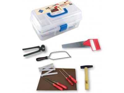 Bild zu Pebaro Werkzeug Set im Koffer für Kinder Säge Hammer Werkzeugkoffer uvm