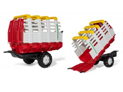 Bild zu Rolly Toys Hay Wagon Pöttinger Traktor Heuanhänger Anhänger für Kindertraktor