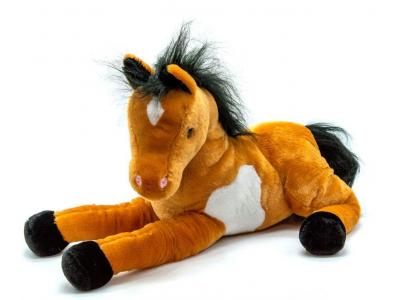 Bild zu Plüsch Pony kuscheliges Plüschpferd sehr weiches Kuscheltier Pferd 53 cm