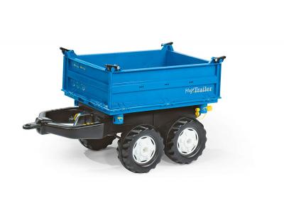 Bild zu Rolly Toys - rolly Mega Trailer Traktoranhänger blau