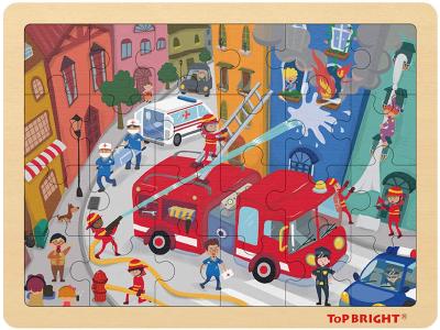 Bild zu Top Bright Puzzle Feuerwehr Polizei Rettung 24 Teile 