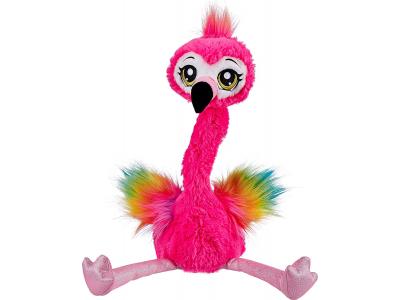 Bild zu Zuru Pets Alive Frankie the Funky Flamingo Kuscheltier mit pinkem Plüsch-Federkleid