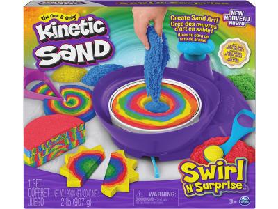 Bild zu Kinetic Sand Swirl 'n Surprise Set Kreativset Sand Set