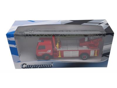 Bild zu Cararama DIE-CAST Feuerwehrauto mit Hebebühne 1:64