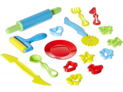 Bild zu Zubehör für Spielküche Teigrolle, Ausstechformen Teigroller uvm Backset Pasta