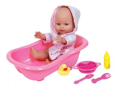Bild zu Lissi Badepuppe 28 cm Baby Puppe mit Badewanne und Zubehör