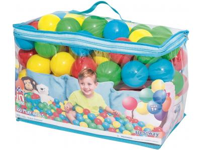 Bild zu Bestway Bälle Spielbälle für Ballpool 100 Stück in Tasche