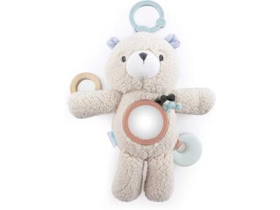 Bild zu Ingenuity Baby Plüschtier Bär Teddybär mit Spiegel Greifringen Stoffen 