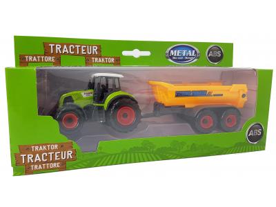Bild zu Claas Farm 950 Spielzeug Traktor mit Kipp-Anhänger 
