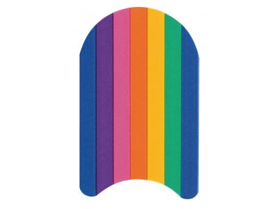 Bild zu Comfy Kick Schwimmbrett Kickboard Auftriebshilfe Rainbow 48 x 30 cm