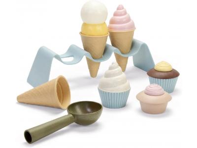 Bild zu Dantoy Bio Plaxtic Eis Set Eisstand Tüten und Zubehör