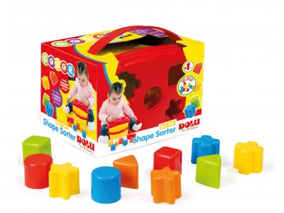 Bild zu Dolu Sortierbox Steckspiel mit 5 Formen und tragbarem Eimer