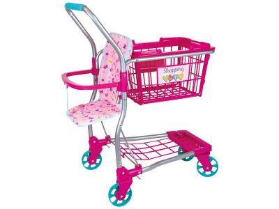 Bild zu Einkaufswagen Lissi Puppen Shopping Cart mit Puppensitz und Korb