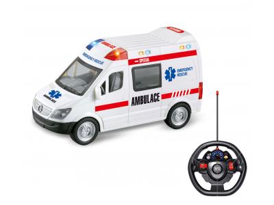 Bild zu R/C Notarztauto Rettung ferngesteuerte Ambulanz mit Licht und Sound