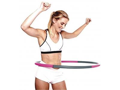Bild zu Fitness Hula Hoop Reifen Fitnessreifen Softgrip mit Clicksystem 80 - 95 cm