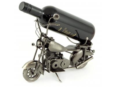 Bild zu Flaschenhalter Chopper Flaschenständer Motorrad aus Metall