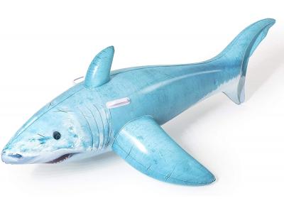 Bild zu Bestway Schwimmtier Aufblastier weißer Hai 183 x 102 cm