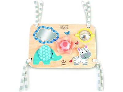 Bild zu Hape Babyspielzeug Freundeboard Felix mit Spiegel Tastelemente uvm