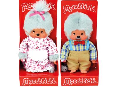 Bild zu Monchhichi Puppe Großmutter und Großvater Oma und Opa im Set