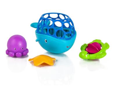 Bild zu Oball Tubby Scoop Friends Badespielzeug mit Wal und 3 Spielzeugen 