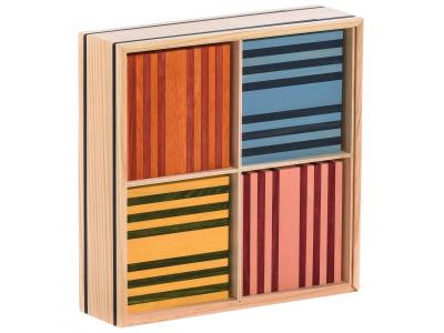 Bild zu Kapla Octocolor 100 Steine  Box in 8 Farben in Holzbox