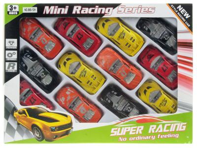Bild zu 12 Stück Spielzeug PKW Autos Racing Rennauto mit Rückzug