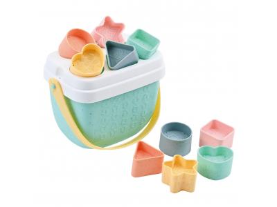 Bild zu Playgo Shape Bucket Formen Steckspiel Steckbox Sortierspiel recycled
