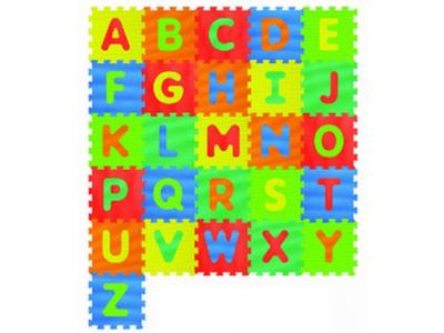 Bild zu Puzzlematte ABC 26 tlg A-Z Spielmatte Bodenpuzzle weich 32 x 32 cm
