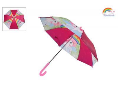 Bild zu Kinder Regenschirm Kinderschirm Einhorn Mädchen Schirm 70 x 60 cm rosa