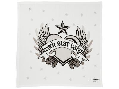Bild zu Rock Star Baby Stoffwindel Schnuffeltuch 120 x 120 cm - Wings
