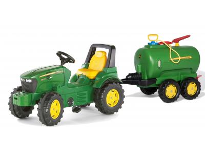 Bild zu Rolly Toys Trakor John Deere Set mit Tank-Anhänger mit Pumpe und Spritze