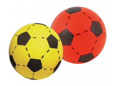 Bild zu Softball 2 Stück Soft Fußball gelb und rot 20 cm