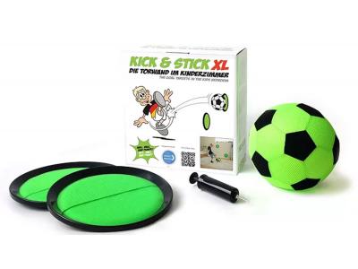 Bild zu John Kick & Stick Klett Softball mit 2 Klett-Teller für Indoor Torschußwand