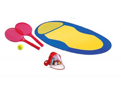 Bild zu Strandset Badematte Pop up, Family Tennis Spiel und Kühltasche