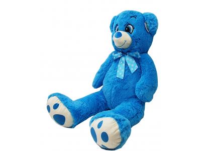 Bild zu Teddybär Blau riesiger Teddy zuckersüß 80 cm Glitter Neon blue