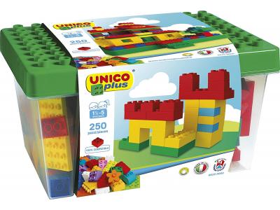 Bild zu Unico Plus 8525 Big Box 250 Bausteine mit Platte und Box kompatibel