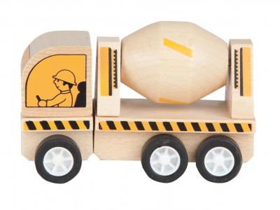 Bild zu Betonmischer aus Holz Varoom Kinder Baufahrzeug zerlegbar