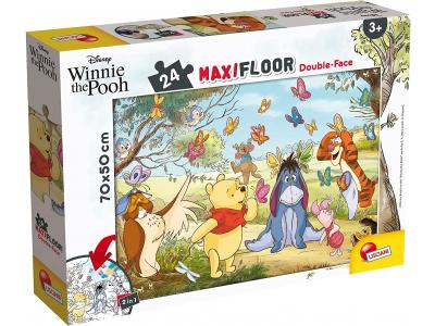 Bild zu Winnie Pooh Maxi Floor Puzzle doppelseitig 24 tlg 70 cm Länge
