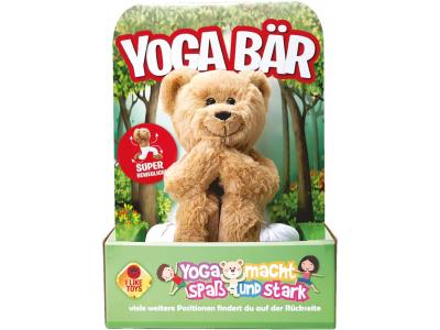 Bild zu Yoga Bär beweglicher Teddybär übt Yoga mit Kindern Top Kuscheltier