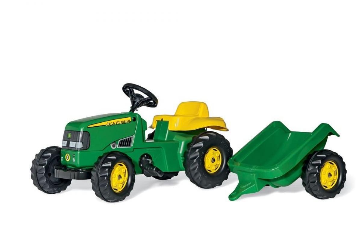 Preissturz » Rolly Toys - rollyKid John Deere Kinder-Traktor Trettraktor  mit Anhänger ab 2,5