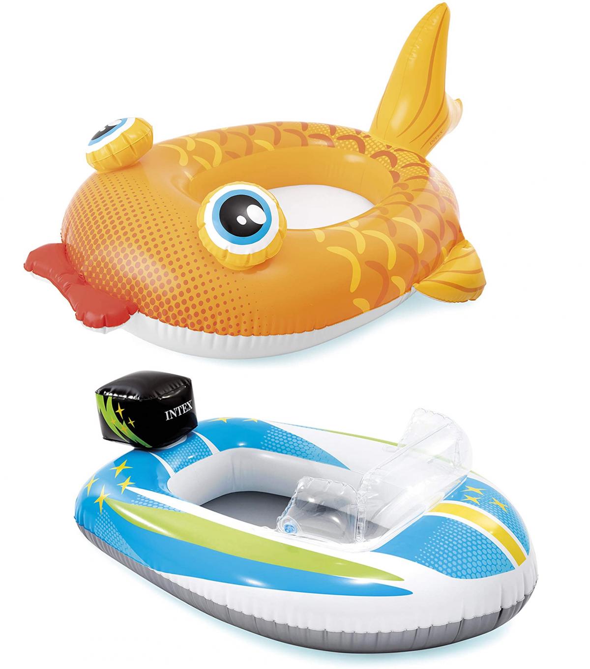 Intex Boot für Kinder Schlauchboot oder Planschbecken in 3 Designs 267002 NEU 