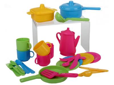 Bild zu 30 tlg Küchenset für Spielküche Töpfe Kinderservice Besteck